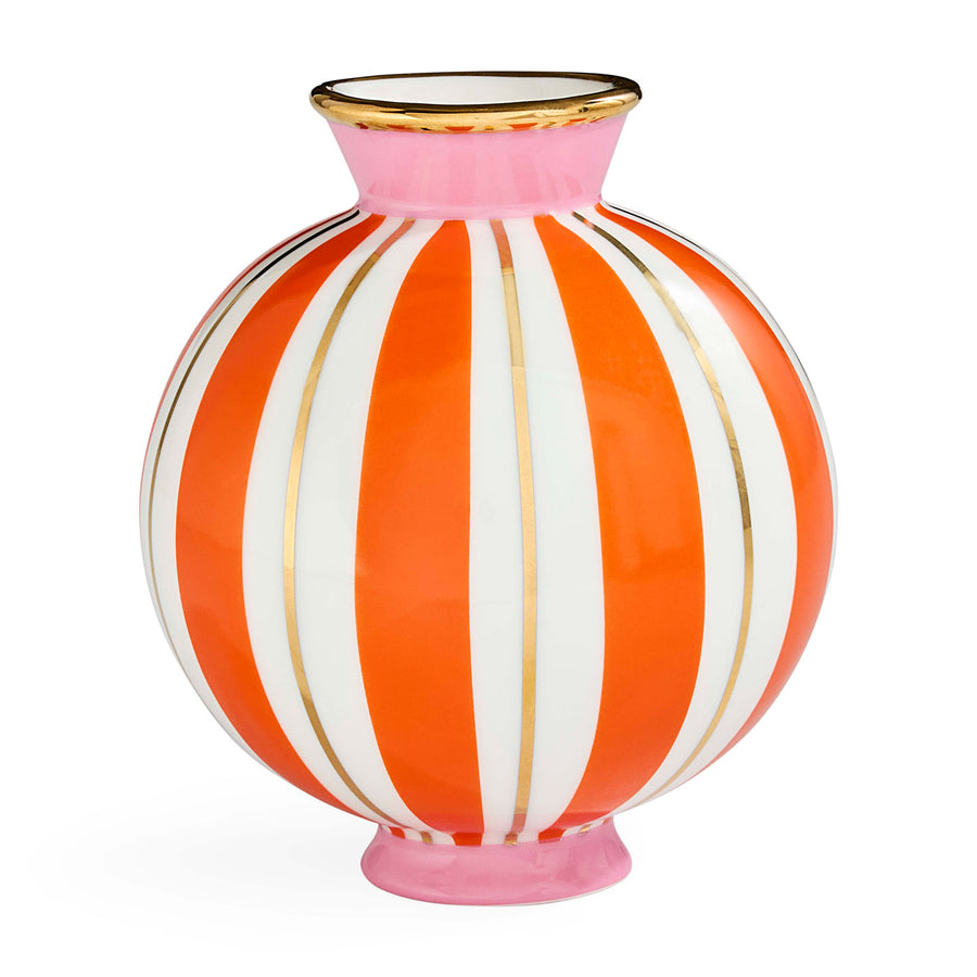 PORTOFINO BUD VASE ORANGE/PINK