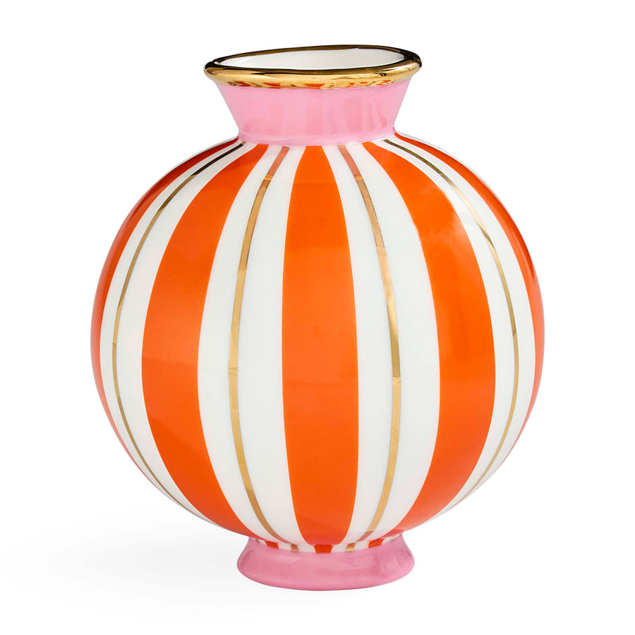 PORTOFINO BUD VASE ORANGE/PINK