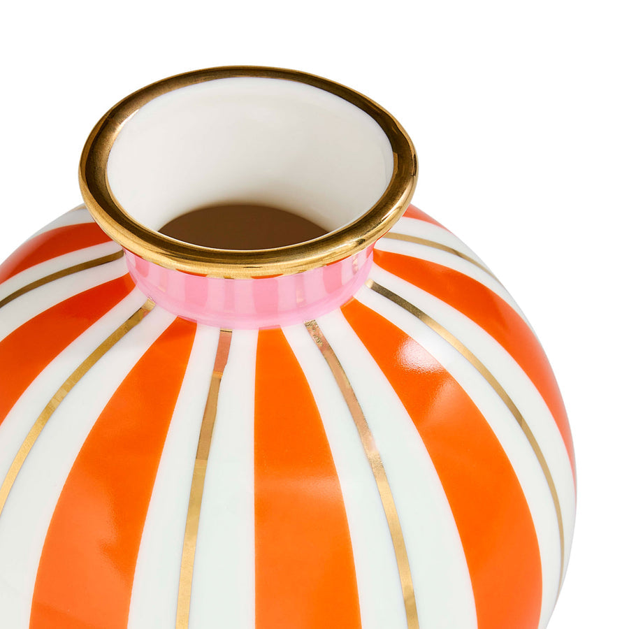 PORTOFINO BUD VASE ORANGE/PINK
