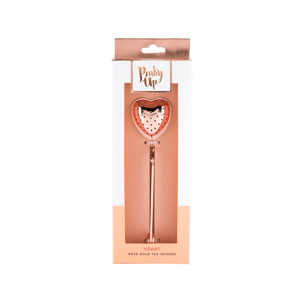 ROSE GOLD HEART TEA INFUSER