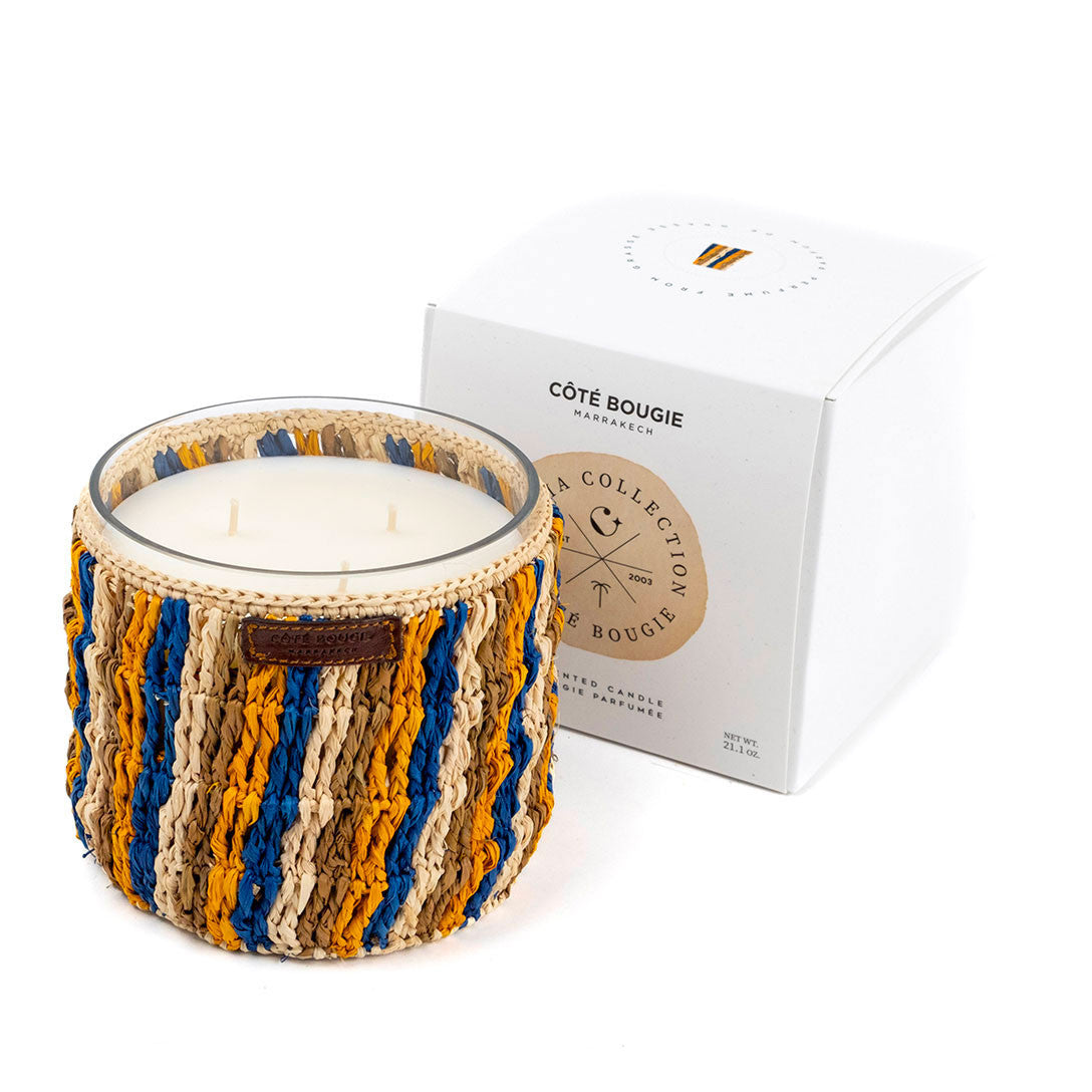 RAPHIA RADIA MEDIUM CANDLE DATTES