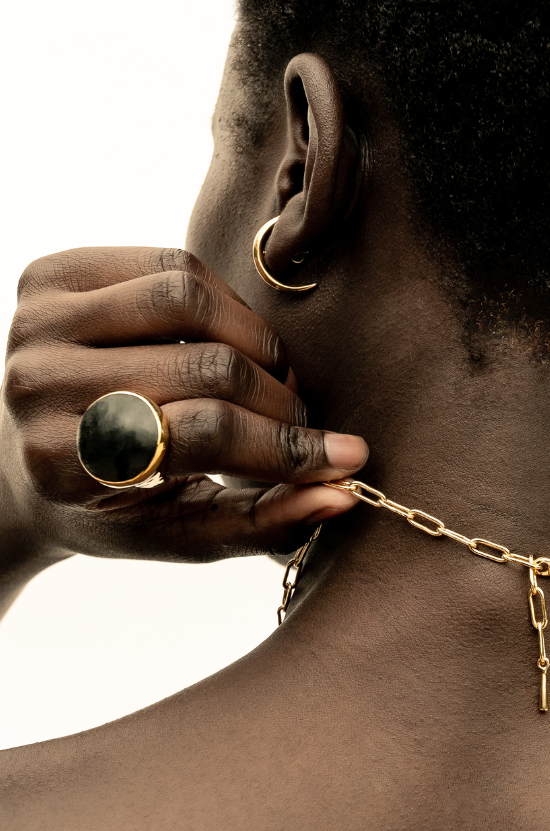 WAZI HORN STATEMENT RING