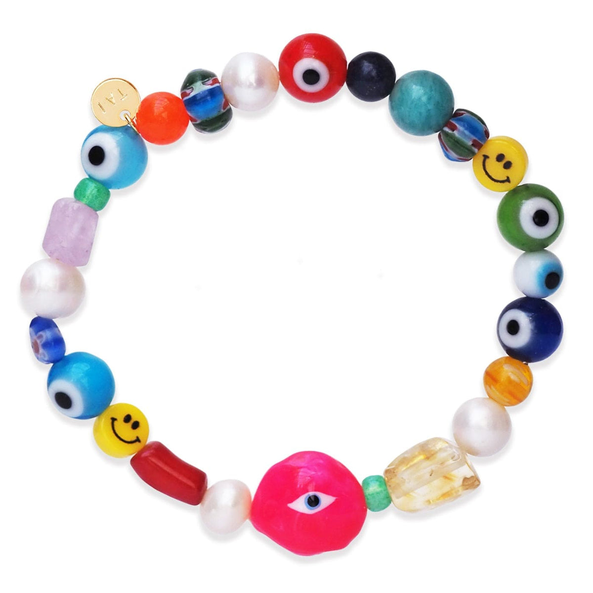BEADED BRACELET- PAINTED EYE