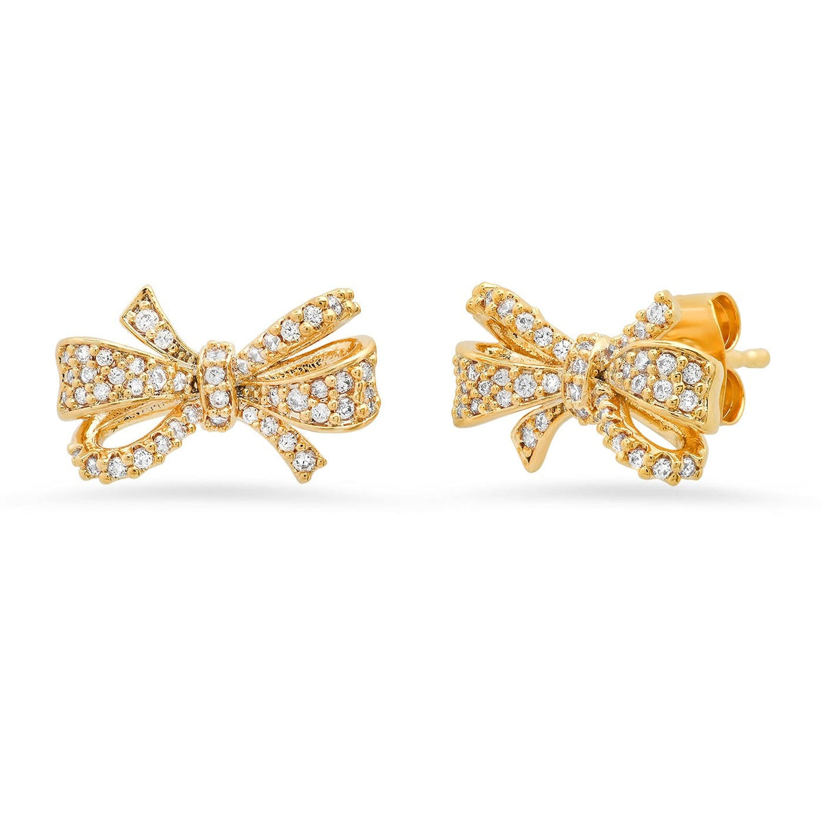 PAVE BOW STUD