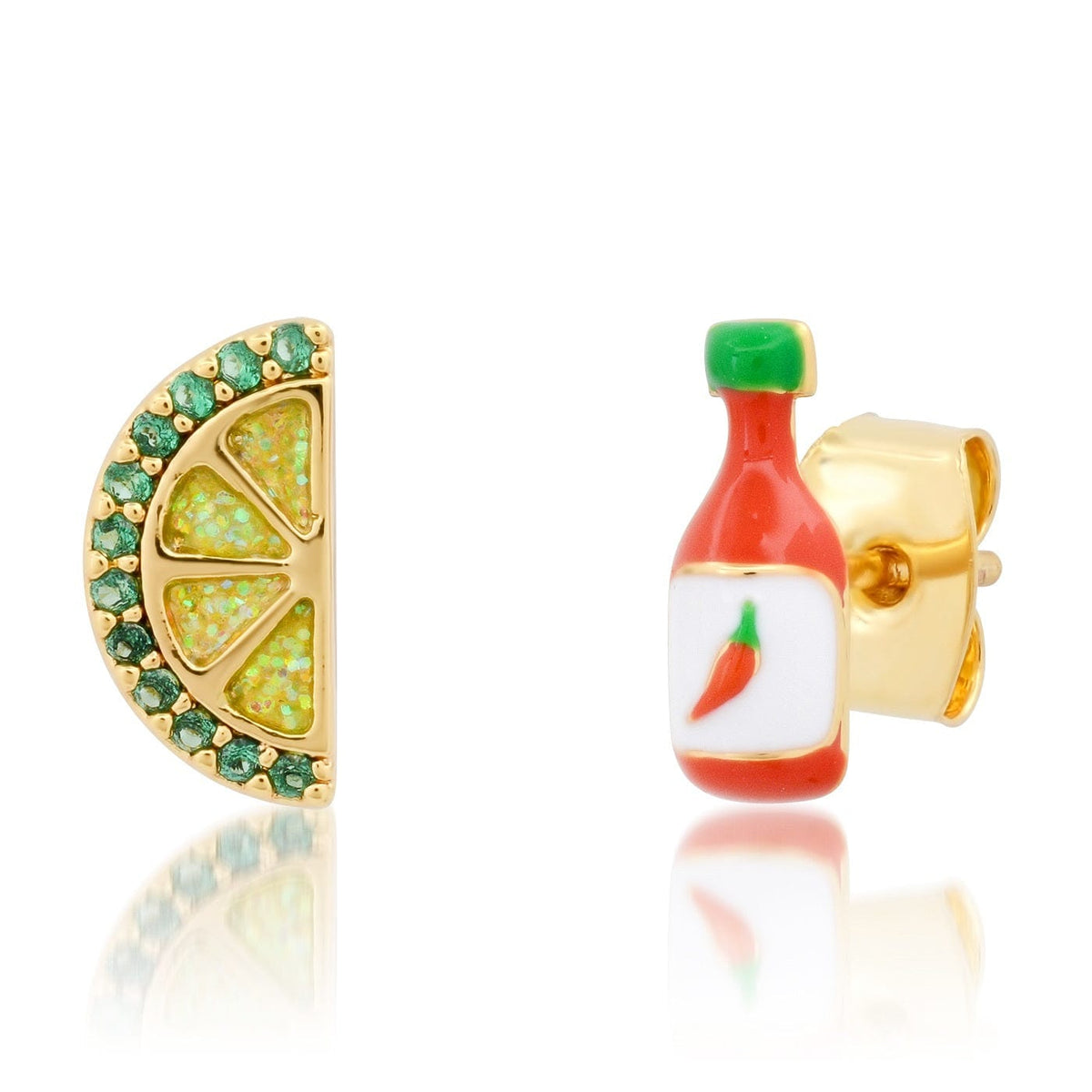 CHILI BOTTLE LIME STUD