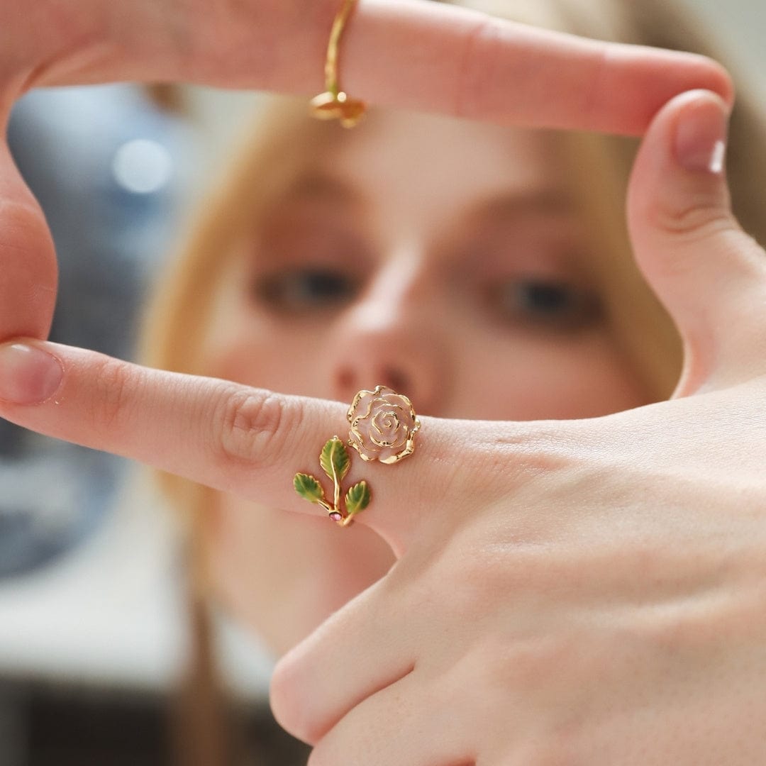 OPEN ROSE RING