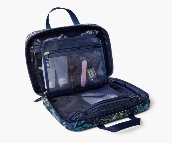 PEACOCK TRAVEL COSMETIC CASE