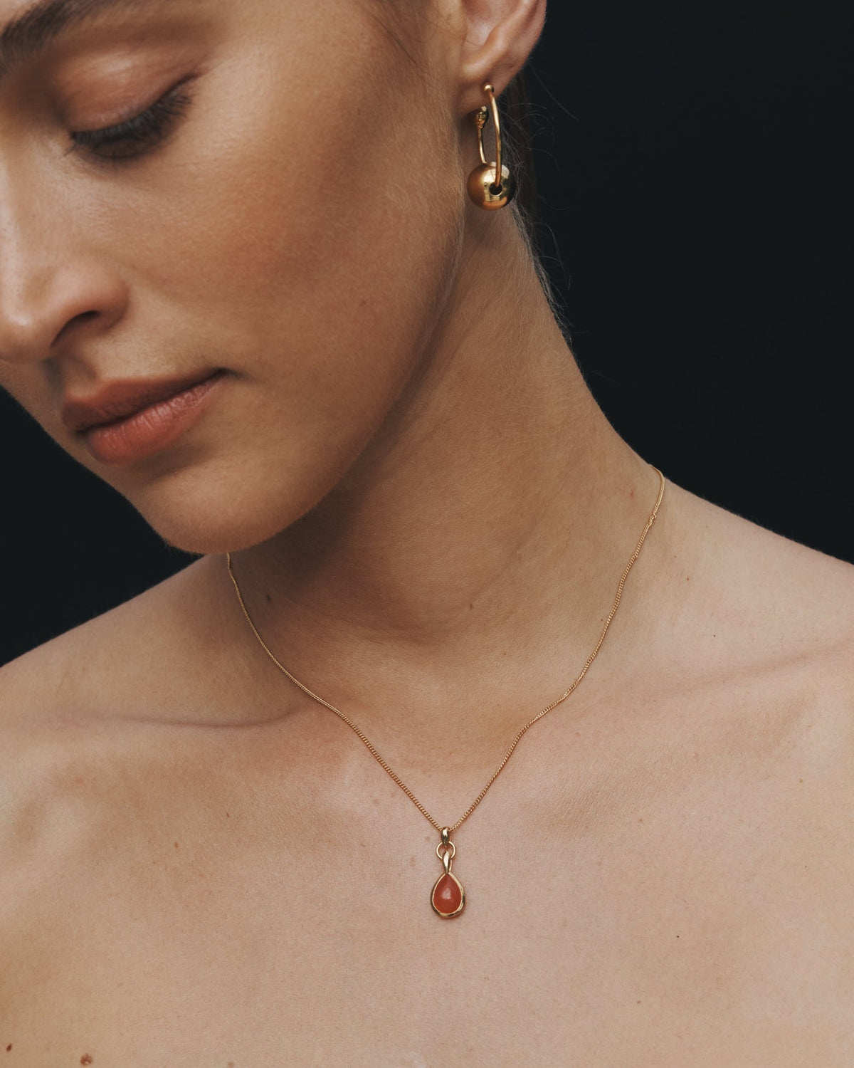 MIRREN NECKLACE CARNELIAN