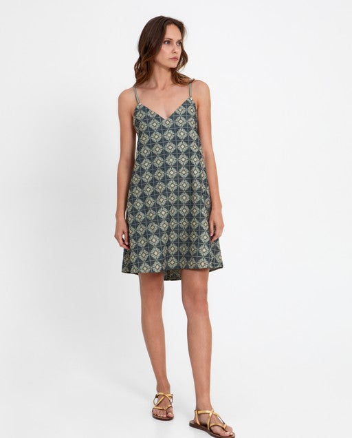 MINI DAISY CROSS STRAP DRESS