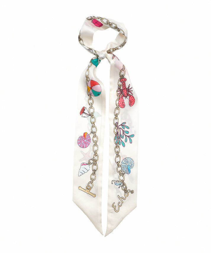 CHARMED LIFE SILK RIBBON SCARF