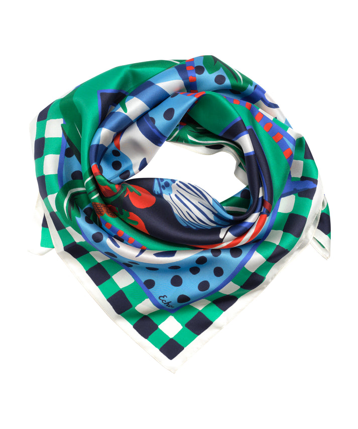 BEACH PICNIC SILK SQUARE