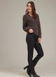 V-NECK CABLE SWEATER