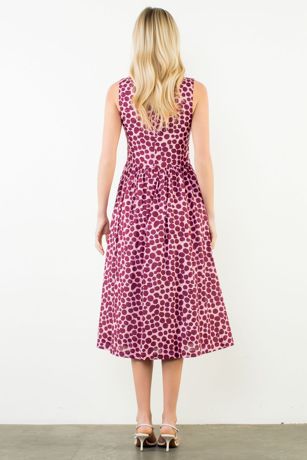 PINK POLKA DOT DRESS