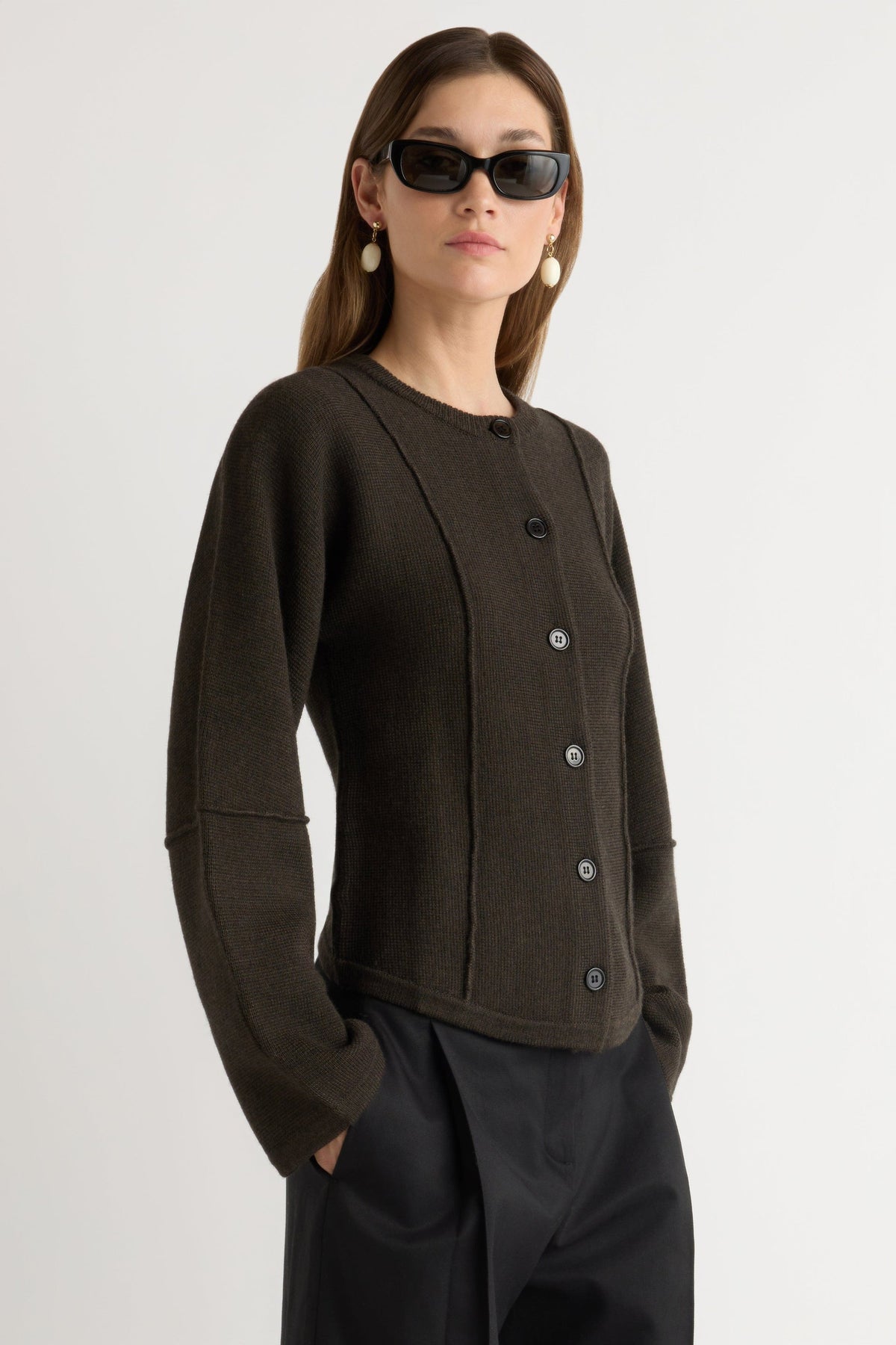 WREN EXPOSED SEAM CARDI