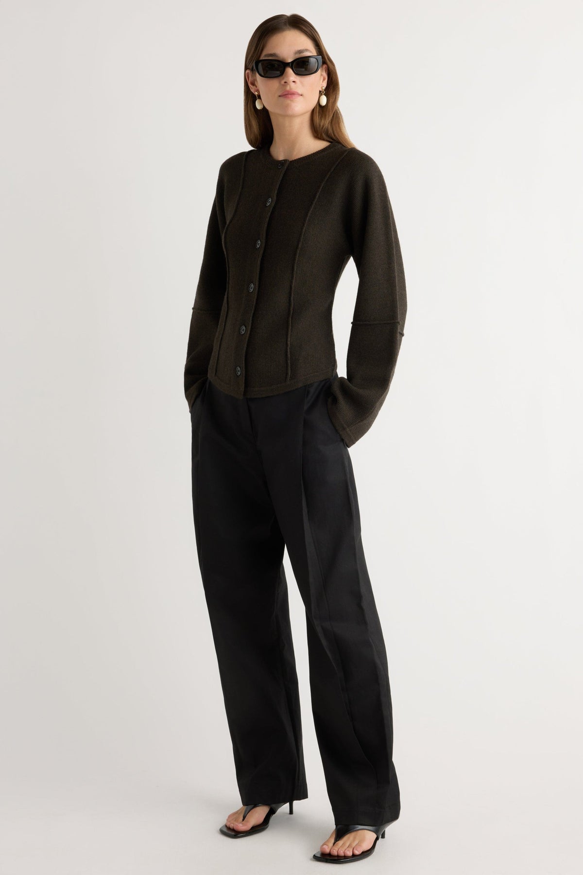 WREN EXPOSED SEAM CARDI