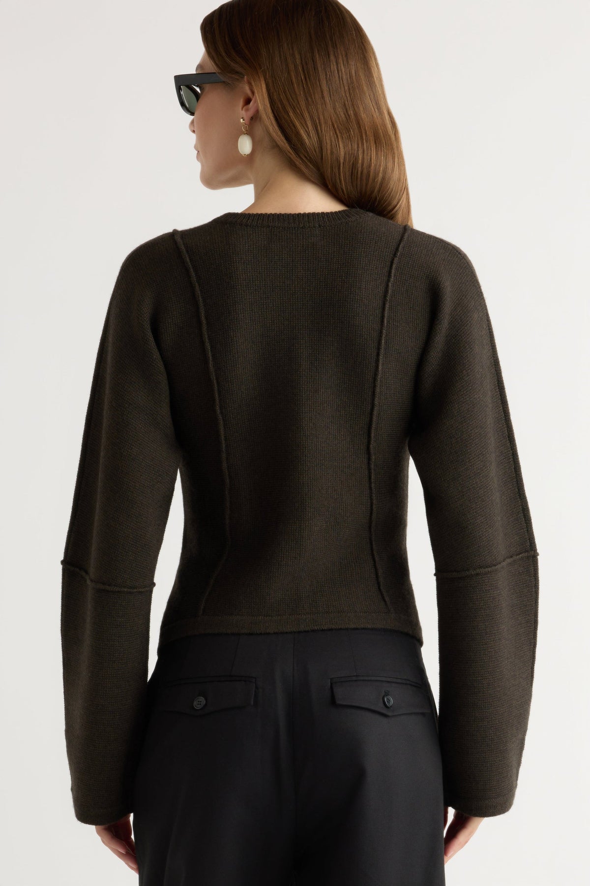 WREN EXPOSED SEAM CARDI