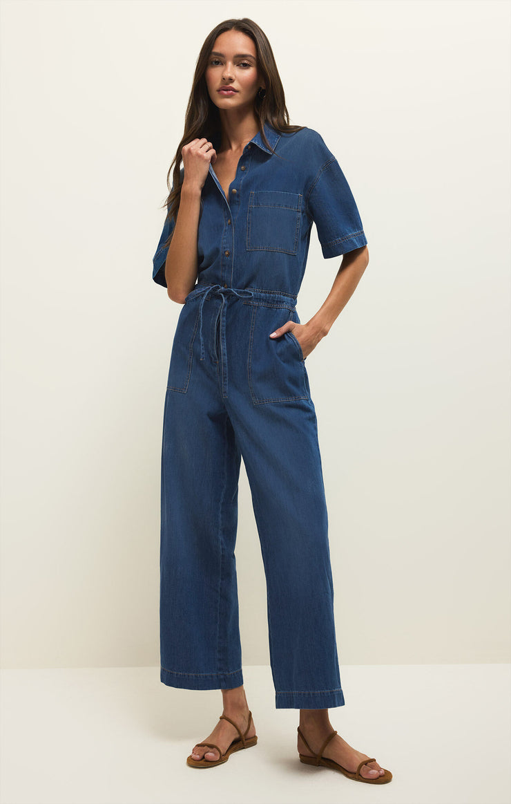 ELSIE DENIM JUMPSUIT
