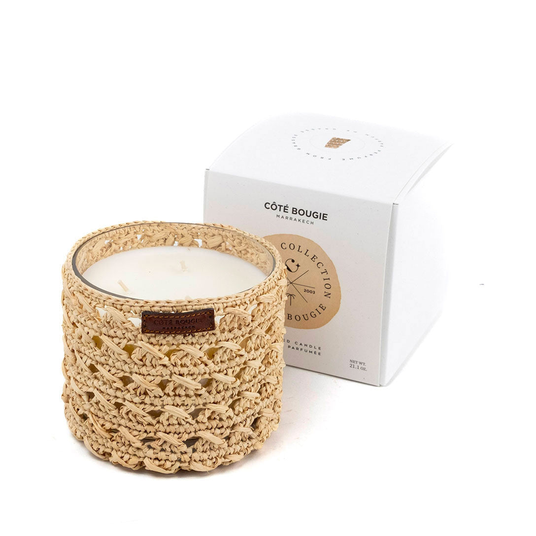 RAPHIA ZINA MEDIUM CANDLE ORIENTAL