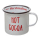 HOT COCOA ENAMEL MUG