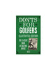 DON'TS FOR GOLFERS: ILLUSTRATED EDITION