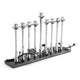 BLACK ORCHID MENORAH