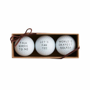 LET'S PARTEE GOLF BALL SET